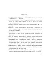 Įgimtos kūdikių šleivapėdystės etiopatogenezė, diagnostika ir gydymas Ponseti bei prancūzų funkciniu metodais 18 puslapis