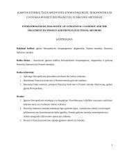 Įgimtos kūdikių šleivapėdystės etiopatogenezė, diagnostika ir gydymas Ponseti bei prancūzų funkciniu metodais 2 puslapis