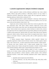 Įmonės organizacinė struktūra, jų tipai 4 puslapis