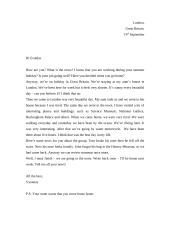 Letter to a friend 1 puslapis