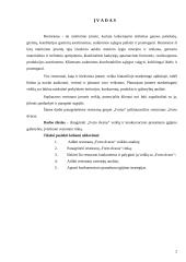 Konkurencinio pranašumo įgijimo galimybės, įvertinant restoranų rinkos patrauklumą: restoranas "Forto dvaras" 3 puslapis