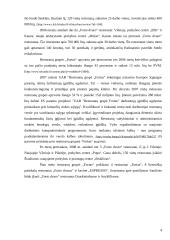 Konkurencinio pranašumo įgijimo galimybės, įvertinant restoranų rinkos patrauklumą: restoranas "Forto dvaras" 5 puslapis