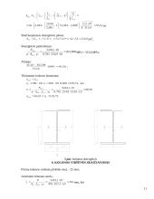 Metalinės konstrukcijos - sijyno projektavimas 9 puslapis