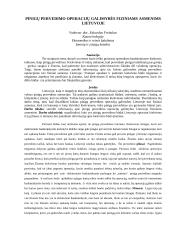 Pinigų pervedimo operacijų galimybės fiziniams asmenims Lietuvoje