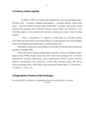 Pasaulinė finansų rinka, jos šiuolaikinės charakteristikos 5 puslapis