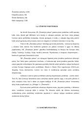 SSGG analizė: AB "Žemaitijos pienas" 5 puslapis