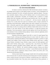 Kovos su terorizmu tarptautinio teisinio reguliavimo problemos 15 puslapis