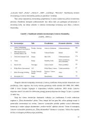 Tiesioginės užsienio investicijos Lietuvoje, Latvijoje, Estijoje. Tendencijų analizė 18 puslapis