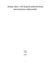 Klientų aptarnavimo proceso valdymo praktika: bankas AB "Hansa–LTB"