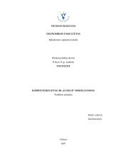 Kompiuterizuotas modeliavimas: AB "Ugnelė"