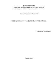 Specialybės įvado praktikos ataskaitos aprašas: ŽŪK "Pakruojo linai"