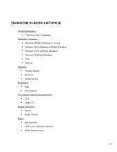 Technologinės praktikos ataskaita: palydovinės televizijos teikimas UAB "Transcom Worldwide Vilnius" 10 puslapis