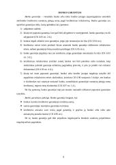 Laidavimas. Garantija 8 puslapis