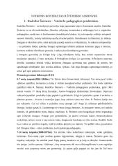 Alternatyvusis ugdymas: R.Šteineris