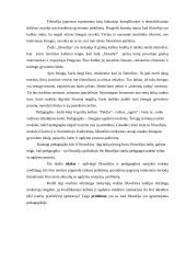 Pedagogikoje ignoruojama filosofija 3 puslapis