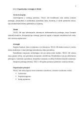 Gamybinės praktikos ataskaita: telekomunikacijos "Tele2" 5 puslapis