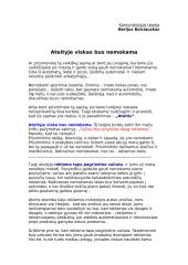 Ateityje viskas bus nemokama