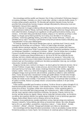 Kas yra literatūra? (Monologas)