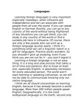 Languages 1 puslapis