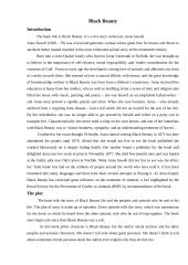 A. Sewell "Black Beauty"