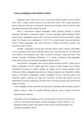 Lietuvos pedagoginė mintis kultūros raidoje