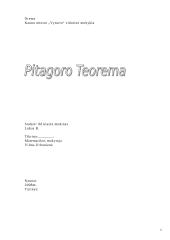 Pitagoro Teorema