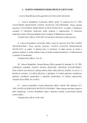 Audito organizavimas ir dokumentai 5 puslapis