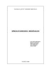 Sprogstamosios medžiagos