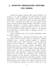 Apskaitos organizavimas skirtingų tipų įmonėse 3 puslapis