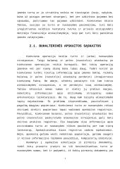 Apskaitos organizavimas skirtingų tipų įmonėse 6 puslapis