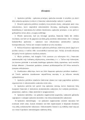 Apskaitos politikos pagrindiniai bruožai ir susidariusios rengimo problemos įgyvendinimo pradžioje 17 puslapis