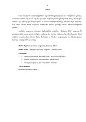 Apskaitos programa "Balansas" 3 puslapis