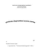 Juodmargės karvės klinikinis tyrimas 5 puslapis