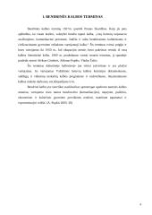 Bendrinė kalba. Jos padėtis šiuolaikinėje visuomenėje 4 puslapis