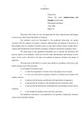 Areštuoto turto įkainojimas, saugojimas ir administravimas 2 puslapis