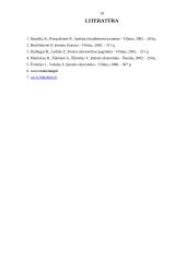 Buhalterio vaidmuo įmonės darbo procese 18 puslapis