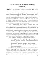 Viešojo ir privataus sektorių partnerystės samprata 4 puslapis