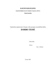 Darbo teisės sąvoka, principai, metodai