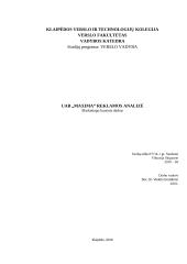 UAB „Maxima“ reklamos analizė