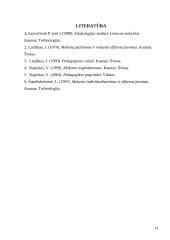 Diferencijuoto mokymo organizavimas 15 puslapis