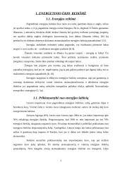 Energijos sąnaudos ir jų mažinimo galimybės krovinių pervežimo įmonėje "Transekspedicija" 5 puslapis