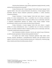 Europos parlamento rinkimų tvarka, struktūra ir funkcijos 16 puslapis