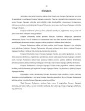 Europos parlamento rinkimų tvarka, struktūra ir funkcijos 17 puslapis