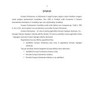 Europos parlamento rinkimų tvarka, struktūra ir funkcijos 2 puslapis