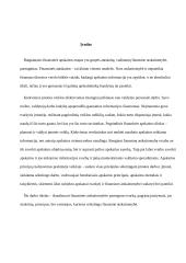 Finansinė atskaitomybės struktūra, rengimo principai, tipai bei rūšys 2 puslapis