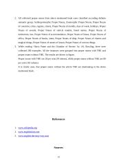 The usage of proper nouns: J.K. Rowling "Harry Potter and the chamber of sectrets" 12 puslapis