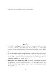 The usage of proper nouns: J.K. Rowling "Harry Potter and the chamber of sectrets" 13 puslapis