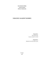 Violence against women
