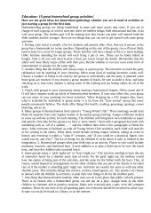 Homeschooling 3 puslapis