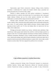 Lietuvos privatizavimo politikos įgyvendinimas (1990-2007) 13 puslapis